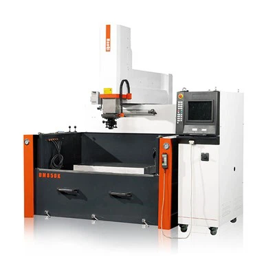 Mesin EDM Servo Ketepatan Tinggi CNC Tunggal Kepala Penuh dengan Meja Kerja Tetap
